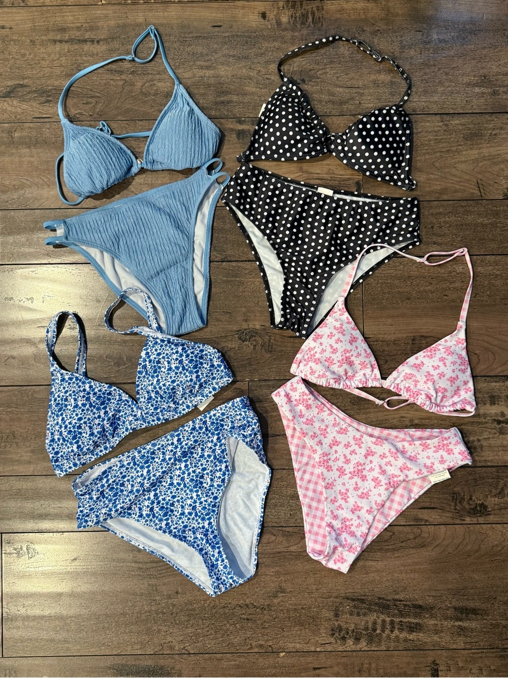 (4) NWT - Teen Two-Piece Bathing Suits